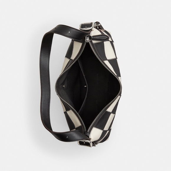 Coach Alter/Ego Slouchy Shoulder Bag In Checkerboard Upcrafted Leather Purses - Picture 8 of 12